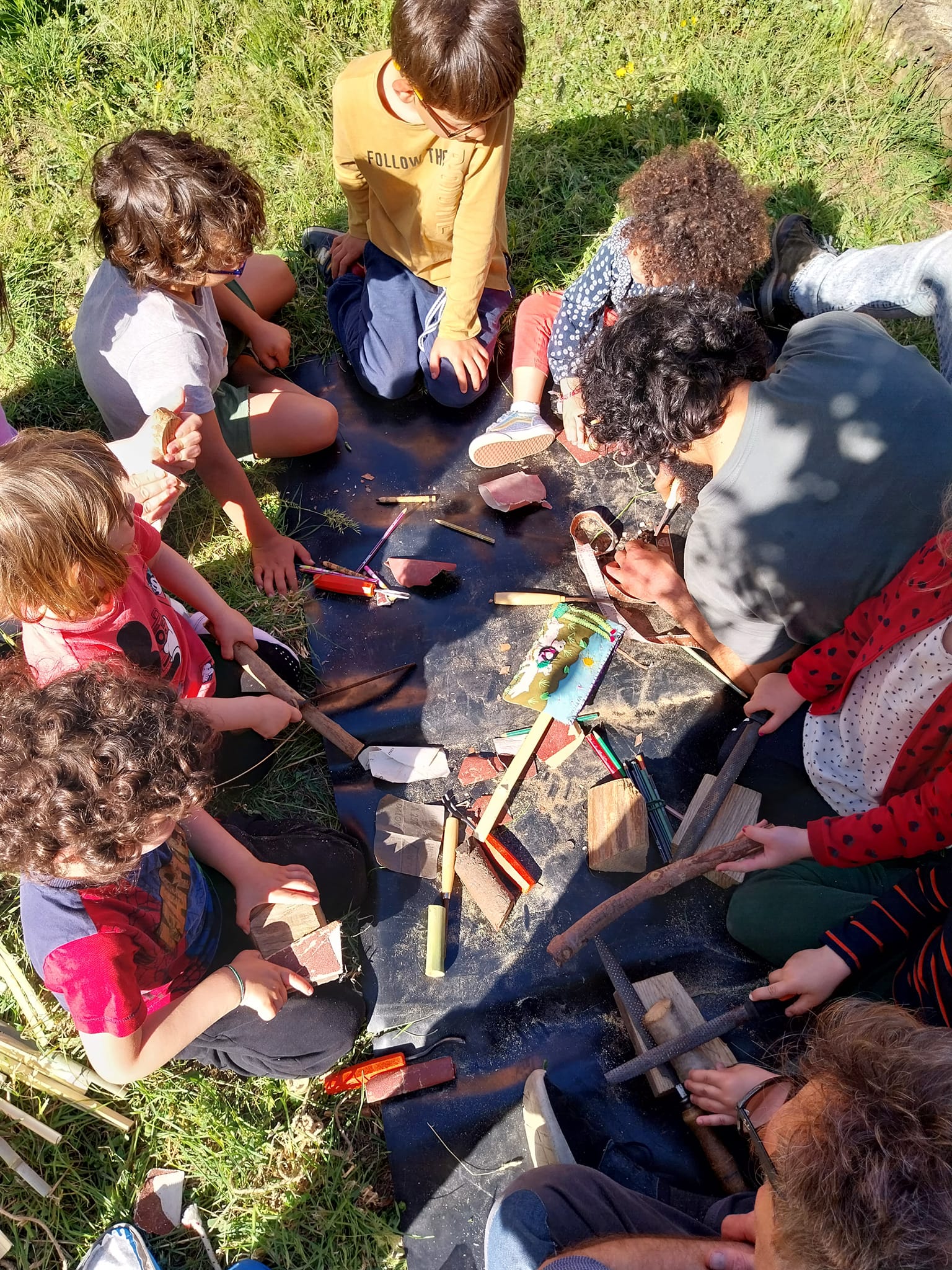 
LEGNO DEGLI ALBERI DI ROMA: LABORATORIO DI MANIPOLAZIONE CREATIVA