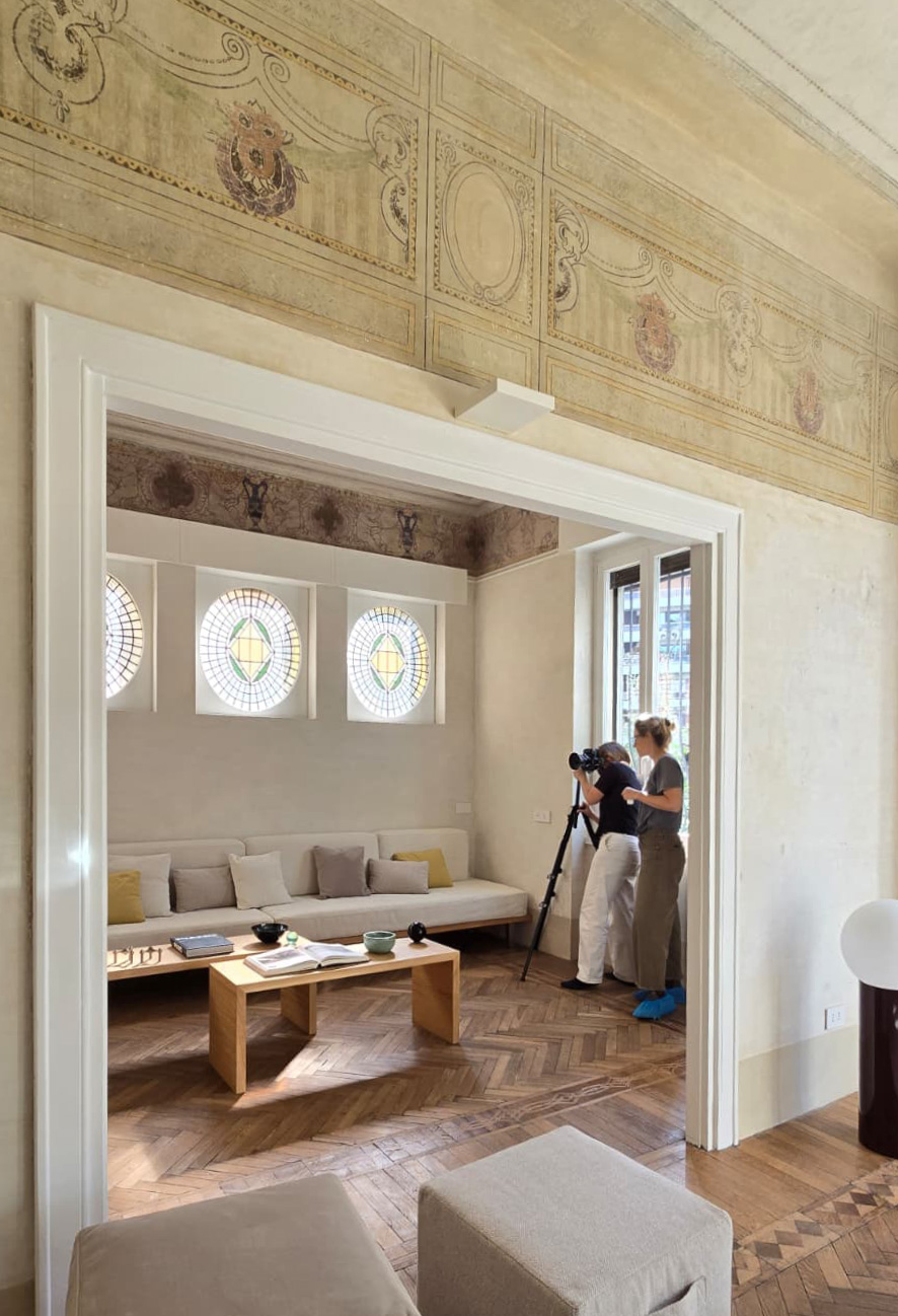 
Dietro uno shooting di interni: il caso di Villino Ferrero