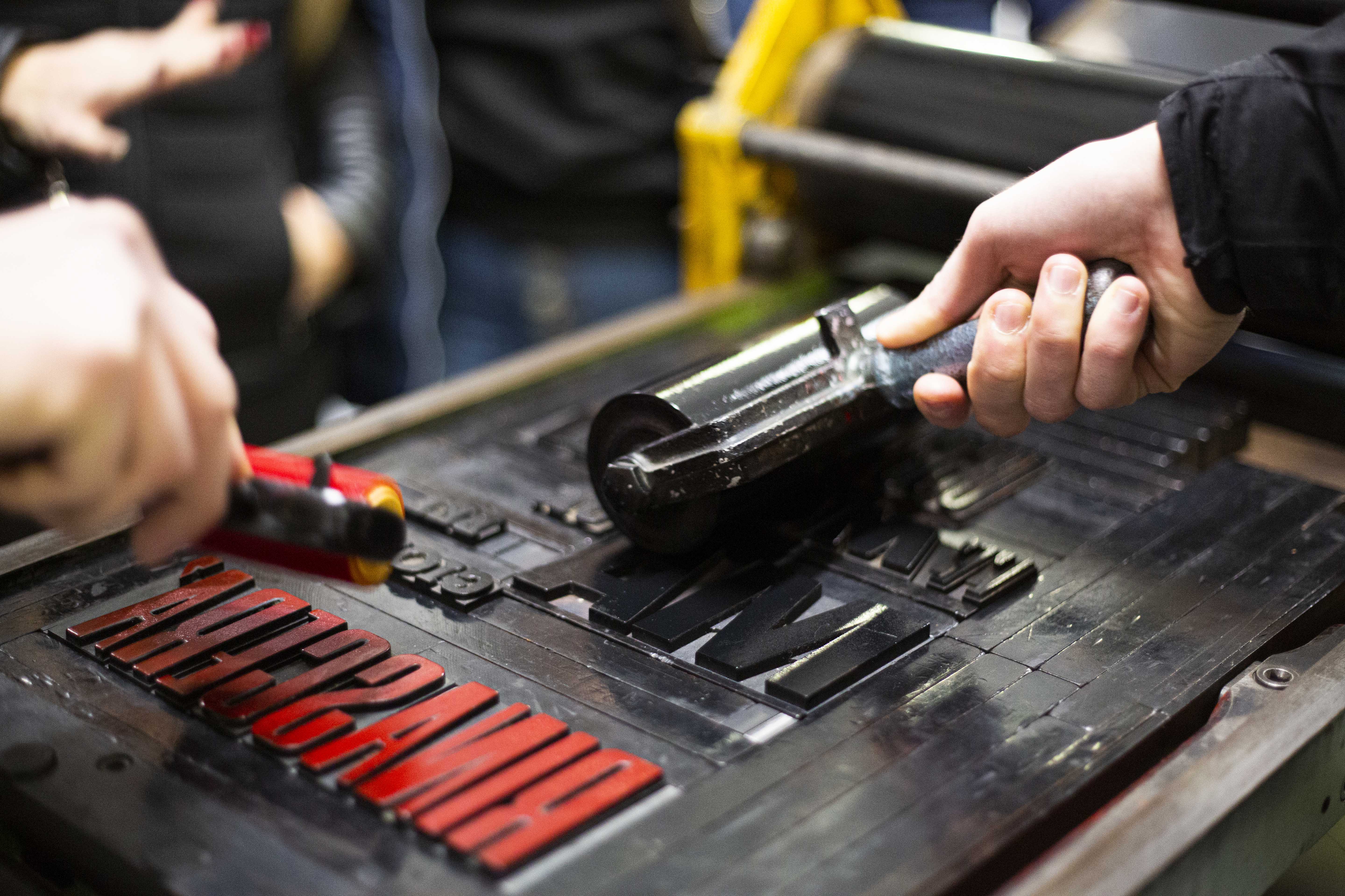 
Slab. Laboratorio di stampa a caratteri mobili