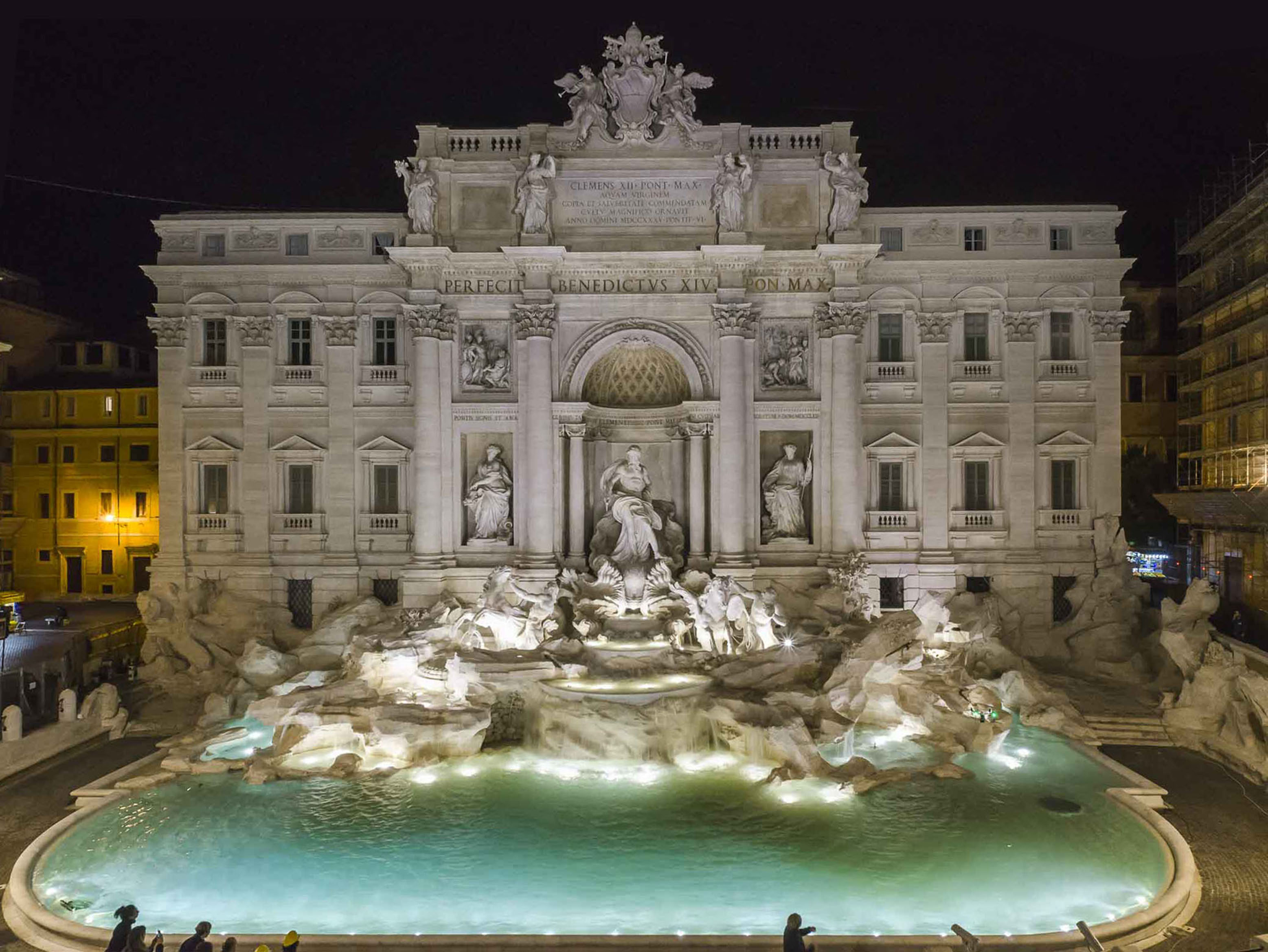 
FONTANA DI TREVI - Castello idraulico
